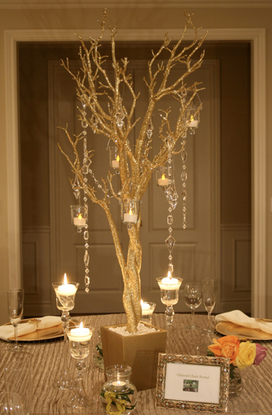 Tree lighting Centerpieces